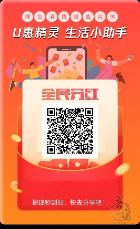 U惠精灵 商品返利+每日分红 9级收益 超高佣金插图